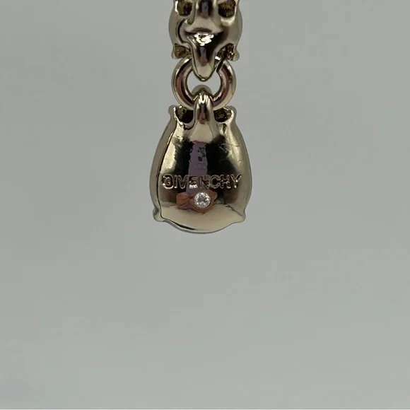 Givenchy - Earrings With Crystal Drop Multicolor Stones - Picture 6 of 7